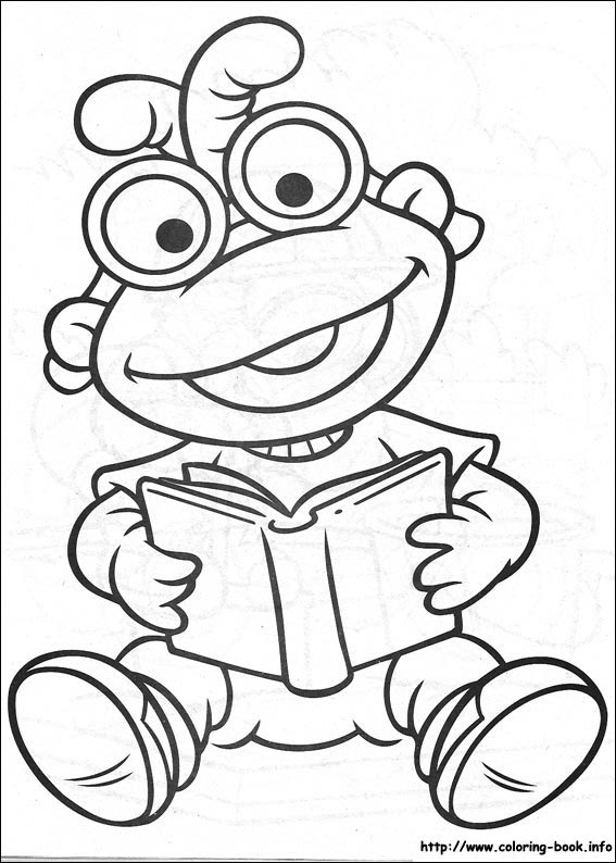 Muppet Babies coloring picture